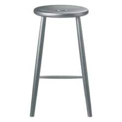 FDB Møbler J27C Counter Stool, 65 Cm, Grey Beech