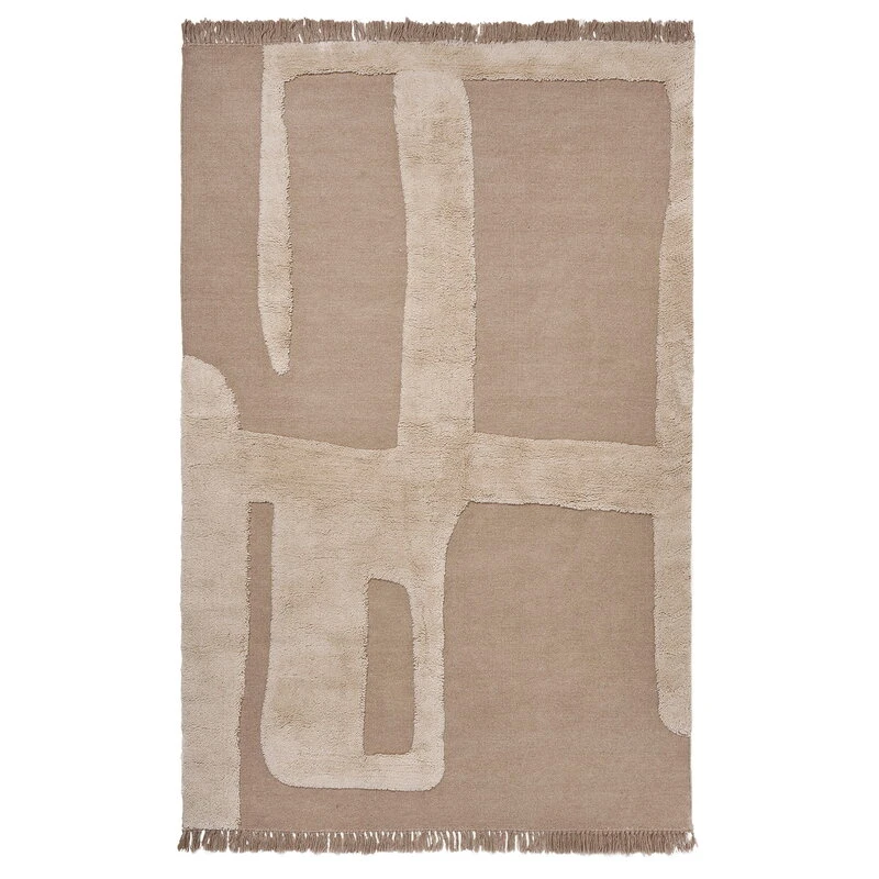 Ferm LIVING Alley Wool Rug, 160 X 250, Natural 1 Ferm LIVING Alley Wool Rug, 160 X 250, Natural