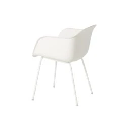 Muuto Fiber Armchair, Tube Base, White -Hay Outlet Store Fiber chair tubebase Natural white back 2815029