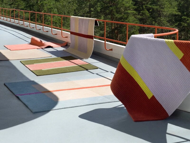 Finarte Ametisti Rug, Beige - Lilac 4 Finarte Ametisti Rug, Beige - Lilac - Image 4