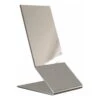 Frost Unu Table Mirror, Brushed Steel