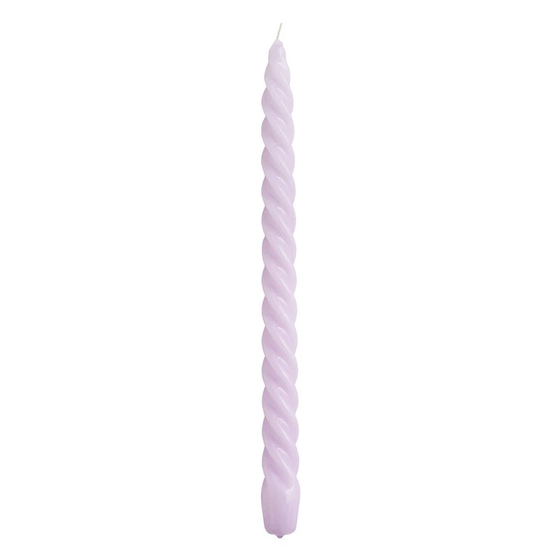 HAY Long Twist Candle, Lilac 1 HAY Long Twist Candle, Lilac