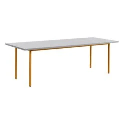 HAY Two-Colour Table, 240 X 90 Cm, Ochre - Light Grey