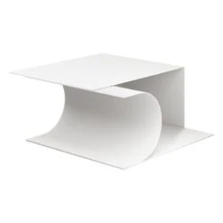 Hem Glyph Alpha Side Table, Grey White -Hay Outlet Store HEM Glyph Side Table Alpha Grey White 02