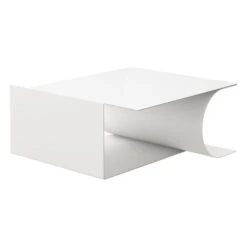 Hem Glyph Alpha Side Table, Grey White -Hay Outlet Store HEM Glyph Side Table Alpha Grey White 04