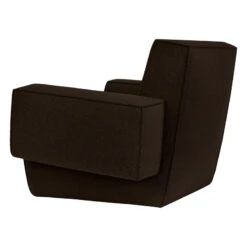 Hem Hunk Lounge Chair With Armrests, Tiree Chocolate -Hay Outlet Store HEM Hunk Lounge Chair With Armrests Chocolate 04