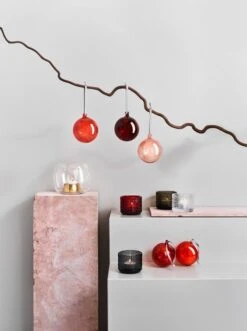 Iittala Kastehelmi Tealight Candleholder 64 Mm, Clear -Hay Outlet Store Iittala 2018 Kaasa Kastehelmi Red glass ball