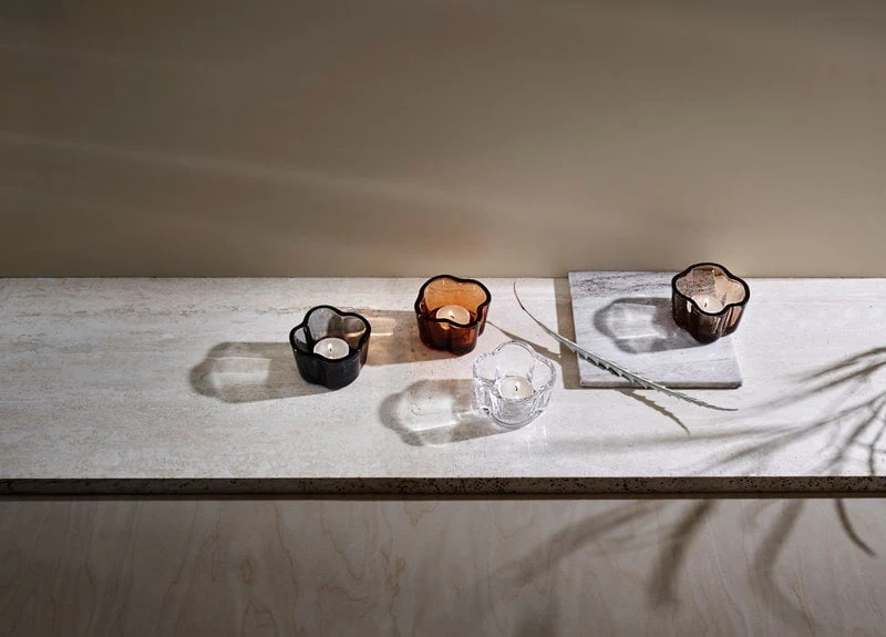 Iittala Aalto Tealight Candleholder 60 Mm, Grey 2 Iittala Aalto Tealight Candleholder 60 Mm, Grey - Image 2