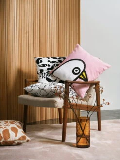Iittala OTC Birdie Cushion Cover, 47 X 47 Cm, Pink -Hay Outlet Store Iittala 2022 Oiva Toikka collection 3