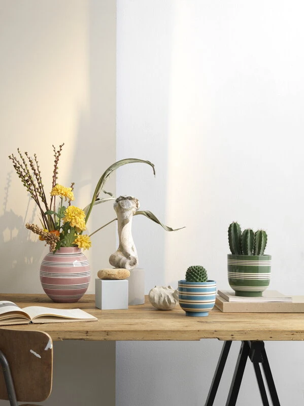 Kähler Omaggio Nuovo Flowerpot, 15 Cm, Green 4 Kähler Omaggio Nuovo Flowerpot, 15 Cm, Green - Image 4