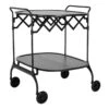 Kartell Gastone Folding Serving Trolley/side Table, Black