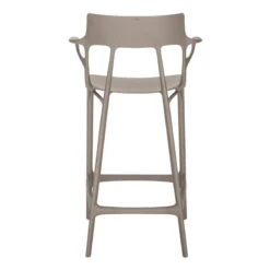 Kartell A.I. Bar Stool, 65 Cm, Grey -Hay Outlet Store Kartell packshot KT05888 GR 1