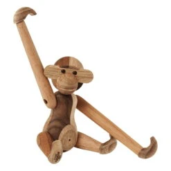 Kay Bojesen Wooden Monkey Reworked, Mini, Mixed Wood