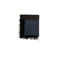 Røros Tweed Lofoten Throw, 210 X 150 Cm, Blue - Mule -Hay Outlet Store LOFOTEN THROW 4551 THUMB white