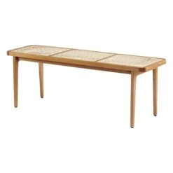 NORR11 Le Roi Bench, Natural Oak