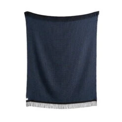 Røros Tweed Lofoten Throw, 210 X 150 Cm, Light Purple - Petroleum