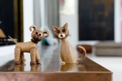 Spring Copenhagen Lucky The Cat Figurine -Hay Outlet Store Lucky and Happy Chresten Sommer shelf Spring Copenhagen mix 1