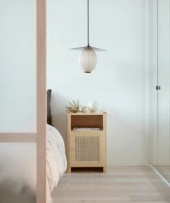 Lundia Classic Nightstand With Door, Pine - Rattan -Hay Outlet Store Lundia classicnightstand2