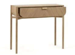 Hartô Marius Console Table, Oak -Hay Outlet Store MARIUS CONSOLE 3quarterview open HD
