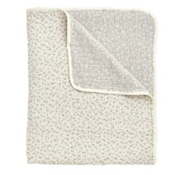 Matri Enni Single Bed Cover, 160 X 260 Cm, Fog Blue