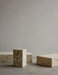 MENU Plinth Table, Low, Kunis Breccia Marble -Hay Outlet Store MENU Plinth Grand Plinth Tall Plinth Low 01