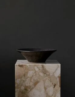 MENU Triptych Ceramic Bowl, 30 Cm, Mocha -Hay Outlet Store MENU Plinth Tall Triptych Bowl