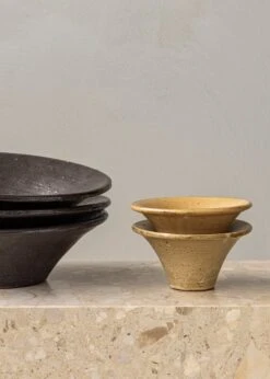 MENU Triptych Ceramic Bowl, 30 Cm, Mocha -Hay Outlet Store MENU Triptych Bowl 4
