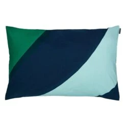 Marimekko Savanni Cushion Cover, 40 X 60 Cm, Green - Dark Blue - Mint