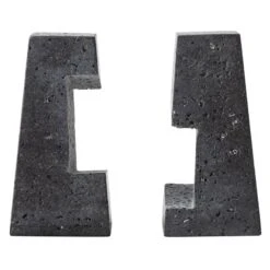 MENU Converge Bookends, Lava Stone