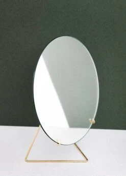Moebe Standing Mirror 20 Cm, Brass -Hay Outlet Store MOEBE MIRROR IC 07 2