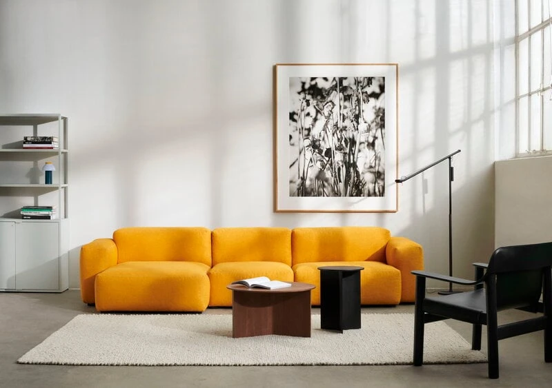 HAY Slit Wood Table, 65 Cm, Lacquered Walnut - Image 2