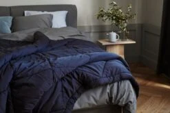 Matri Piia Double Bed Cover, 260 X 260 Cm, Ink -Hay Outlet Store Matri PIIA bedspread ink and ILTA night stand low 1