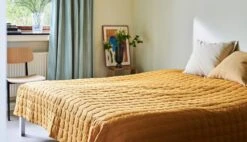 HAY Mega Dot Bed Cover, Mustard 9 HAY Mega Dot Bed Cover, Mustard -Hay Outlet Store Mega Dot 260x260 mustard