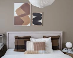 Ferm LIVING Dry Cushion, 50 X 50 Cm, Sugar Kelp - Black -Hay Outlet Store Midsummer Bedroom 13