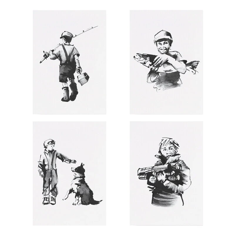 Teemu Järvi Illustrations The Adventurer Mini Poster Set, 4 Pcs 1 Teemu Järvi Illustrations The Adventurer Mini Poster Set, 4 Pcs