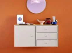 Montana Furniture Montana Mini Mirror, Round, 135 Monarch -Hay Outlet Store Montana Mini MakeupTable Mushroom Amber W