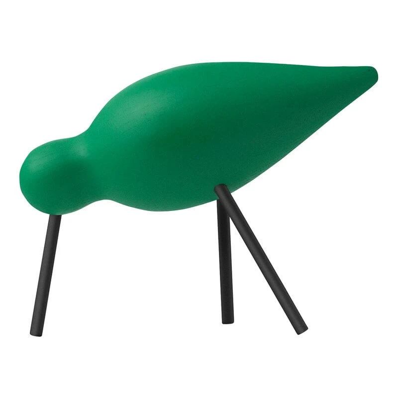 Normann Copenhagen Shorebird, Medium, Green - Black 1 Normann Copenhagen Shorebird, Medium, Green - Black