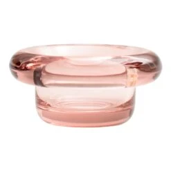 Nedre Foss Sirkel Tealight Holder, Primrose Pink