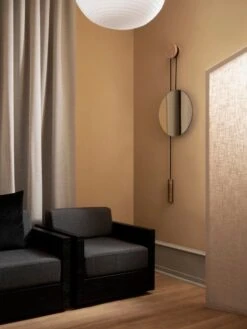 New Works Rise & Shine Wall Mirror, Brass -Hay Outlet Store NewWorks Studio P1380799