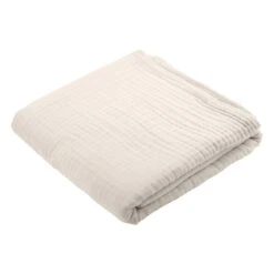 The Organic Company 6-layer Soft Blanket, Stone
