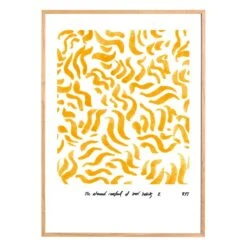 Paper Collective Comfort - Yellow Poster