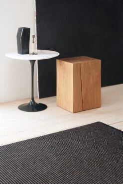 Woodnotes Piccolo 1 Rug, Natural - Black -Hay Outlet Store Piccolo 1 17115002 col natural black cotton paper yarn carpet 2 woodnotes