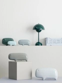 Craftworks Finland Primordial Animal M, Silver Pine Green -Hay Outlet Store Primordials BlueGreen Tone Vertical
