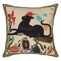 Klaus Haapaniemi & Co. Les Chats Putte Cushion Cover, Linen