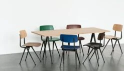 HAY Result Chair, Black - Lacquered Oak -Hay Outlet Store Result Chair Result Chair uph Pyramid Table