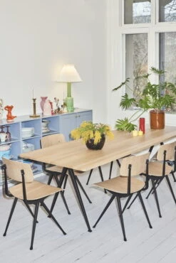 HAY Pyramid Table 02, Beige - Matt Lacquered Oak -Hay Outlet Store Result Pyramid catalogue 24