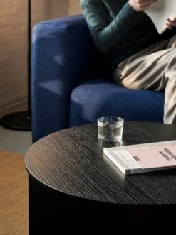 HAY Slit Table, 45 Cm, Black -Hay Outlet Store Slit Table Wood black wb lacquer oak Glass S