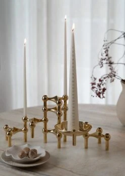 STOFF Copenhagen STOFF Nagel Candleholder, Brass -Hay Outlet Store Stoff Nagel 24 1