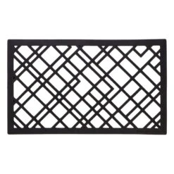 Tica Copenhagen Lines Doormat, 45 X 75 Cm, Black