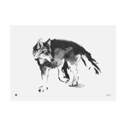 Teemu Järvi Illustrations Wolf Poster, 70 X 50 Cm